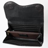 Clutch Beautifully Hand Tooled Genuine Leather women bag western handbag purse