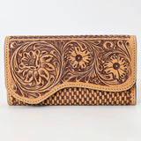 American Darling Clutch Beautifully Hand Tooled Genuine Leather women bag western handbag purse |