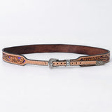 American Darling Hand tooled Hatband Genuine American Leather Western Adjustable Unisex