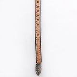 American Darling Hand tooled Hatband Genuine American Leather Western Adjustable Unisex