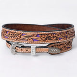 American Darling Hand tooled Hatband Genuine American Leather Western Adjustable Unisex