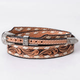 American Darling Hand tooled Hatband Genuine American Leather Western Adjustable Unisex