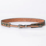 American Darling Hand tooled Hatband Genuine American Leather Western Adjustable Unisex