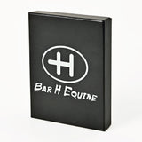 BAR H EQUINE Hand-Tooled Genuine Leather Money Clip Wallet Floral Carved | Western Style Card & Cash Holder