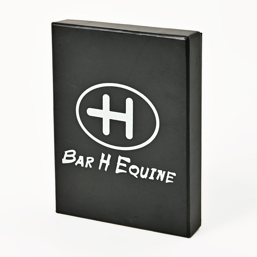 BAR H EQUINE Hand-Tooled Genuine Leather Money Clip Wallet Floral Carved | Western Style Card & Cash Holder