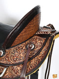 Hilason Western Horse Saddle Wade Ranch Roping American Leather Antique Brown