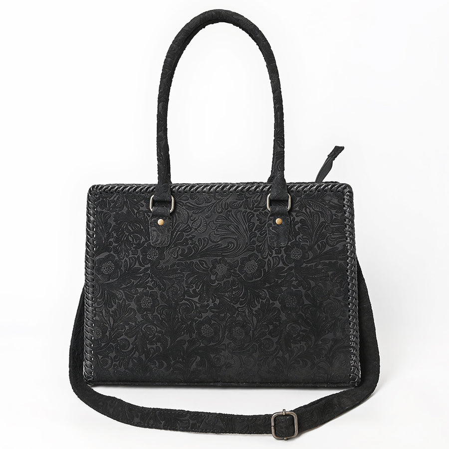 American Darling Western Leather Tote Bag – Premium Handcrafted Genuine Damascus Leather, Spacious & Durable Everyday Carry
