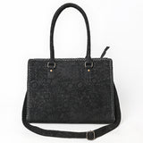 American Darling Western Leather Tote Bag – Premium Handcrafted Genuine Damascus Leather, Spacious & Durable Everyday Carry