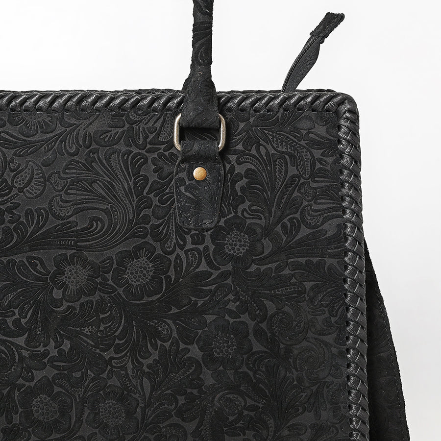 American Darling Western Leather Tote Bag – Premium Handcrafted Genuine Damascus Leather, Spacious & Durable Everyday Carry