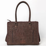 American Darling Western Leather Tote Bag – Premium Handcrafted Genuine Damascus Leather, Spacious & Durable Everyday Carry