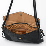 American Darling Hand-Tooled Wallet Hand Bag Genuine Leather Fringe Style with Premium Craftsmanship and Functional Everyday Design