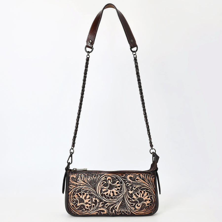 American Darling Small Crossbody Beautifully Hand Tooled Genuine Leather Women Bag Western Handbag Purse