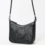 Crossbody Beautifully Hand Tooled Genuine Leather women bag western handbag purse