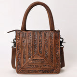 ADBG1608 Tote Hand Tooled Genuine Western Leather Women Bag