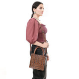 ADBG1608 Tote Hand Tooled Genuine Western Leather Women Bag