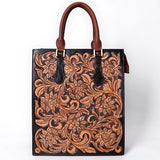 American Darling Hand Tooled Genuine Leather Tote Bag