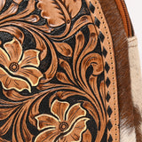 American Darling Hand Curved & Hair On Genuine Leather Sling Bag | Travel Jewelry Case