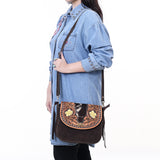 American Darling Cross Body Hand Tooled Suede Genuine Western Leather Women Bag Western Handbag Purse