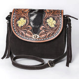 American Darling Cross Body Hand Tooled Suede Genuine Western Leather Women Bag Western Handbag Purse