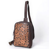 American Darling Sling Hand Tooled Genuine Leather women bag western handbag purse