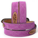 American Darling Beautifully Hand Tooled Genuine American Suede Leather Belt Men and Women