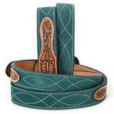 American Darling Beautifully Hand Tooled Genuine American Suede Leather Belt Men and Women