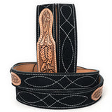 American Darling Beautifully Hand Tooled Genuine American Suede Leather Belt Men and Women