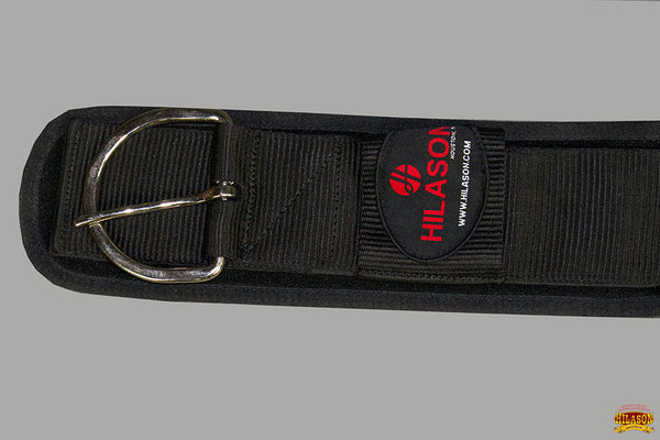 HILASON Western Horse Nylon Roper Saddle Cinch Girth Black Stainless Steel Buckle