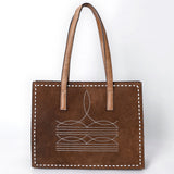 American Darling Tote Genuine Western Suede Leather women bag