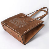 American Darling Tote Genuine Western Suede Leather women bag