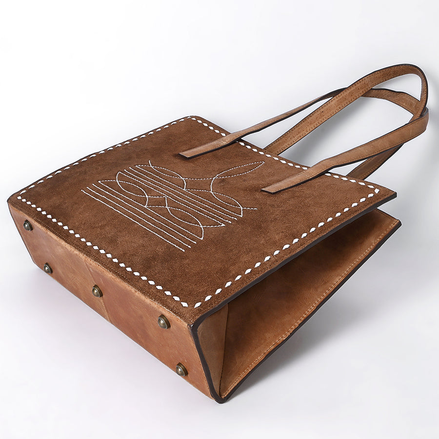 American Darling Tote Suede Genuine Leather Western Women Bag Handbag Purse | Travel Bags College Casual