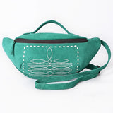 American Darling Fanny Pack  Genuine Western Suede Leather Women Bag