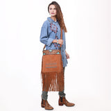 American Darling Cross Body Hand Tooled Suede Genuine Western Leather Women Bag Western Handbag Purse