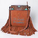 American Darling Cross Body Hand Tooled Suede Genuine Western Leather Women Bag Western Handbag Purse