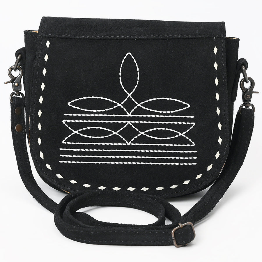 American Darling Cross Body Suede Genuine Western Leather Women Bag Handbag Purse