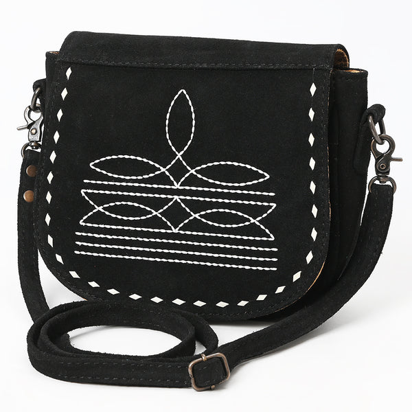 American Darling Cross Body Suede Genuine Western Leather Women Bag Handbag Purse - Hilason