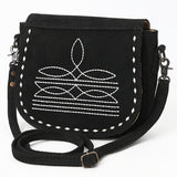 American Darling Cross Body Suede Genuine Western Leather Women Bag Western Handbag Purse