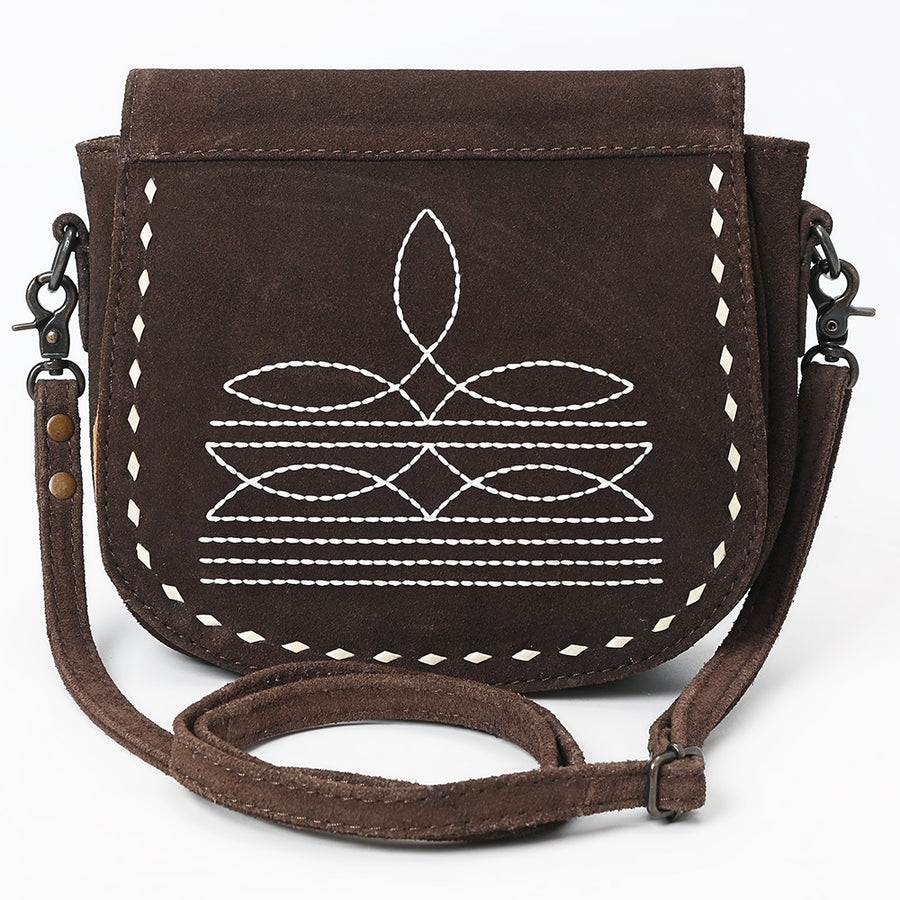 American Darling Cross Body Suede Genuine Western Leather Women Bag Handbag Purse