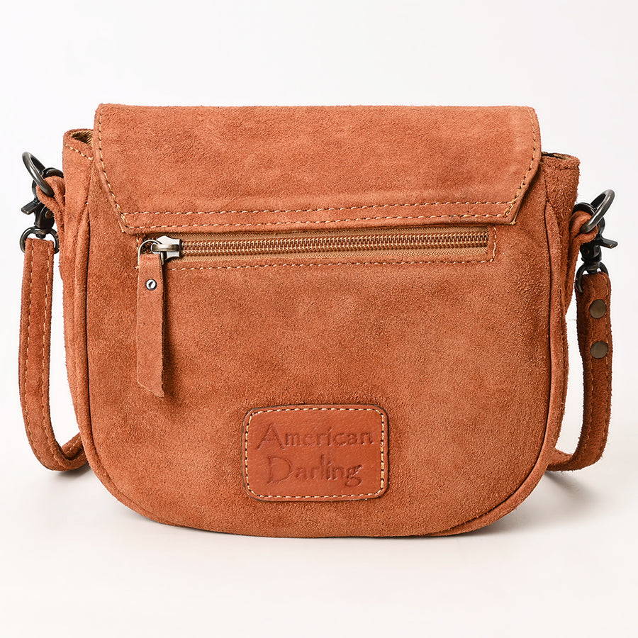 American Darling Cross Body Suede Genuine Western Leather Women Bag Handbag Purse