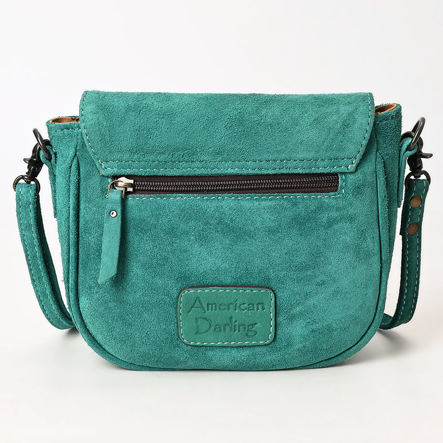 American Darling Cross Body Suede Genuine Western Leather Women Bag Handbag Purse