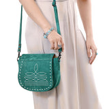 American Darling Cross Body Suede Genuine Western Leather Women Bag Handbag Purse