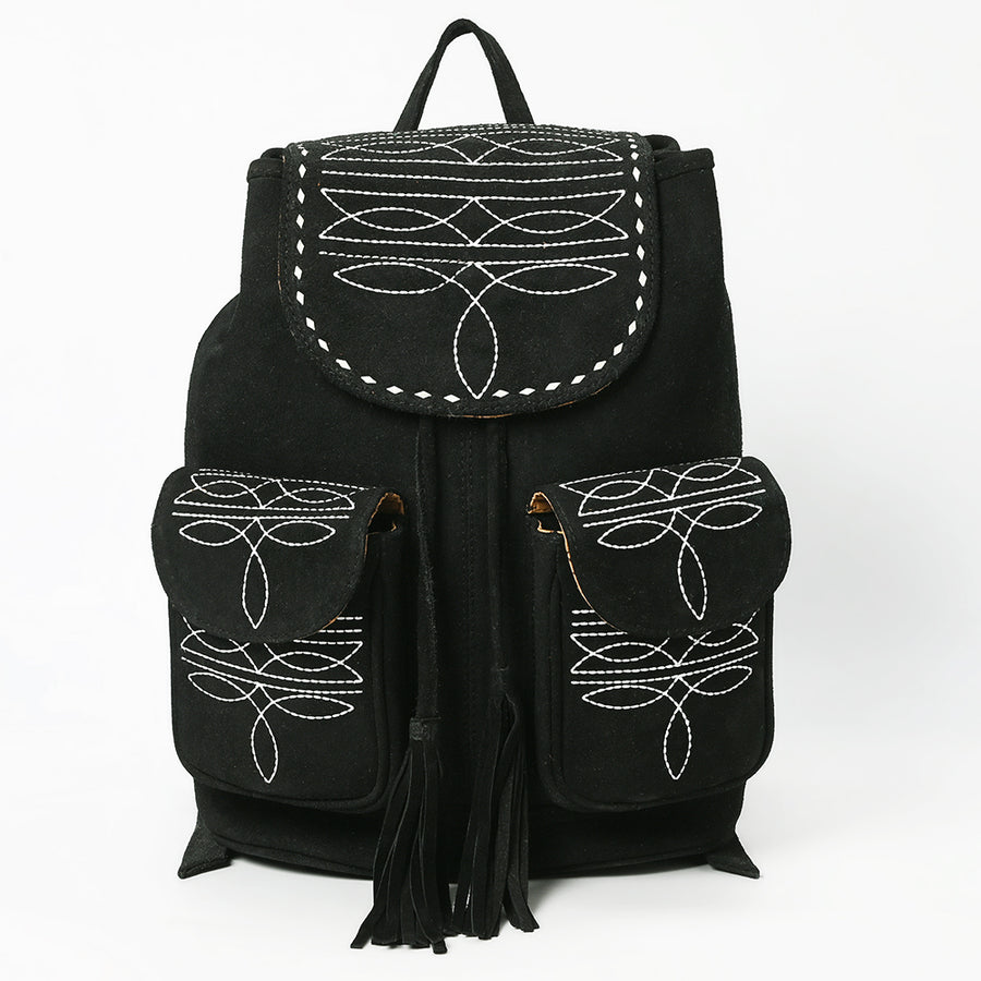 American Darling Backpack Suede Genuine Western Leather Women Bag Handbag Purse | for Laptop