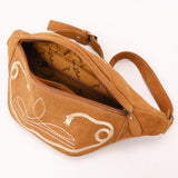 American Darling Suede Bag Genuine Leather Fanny Pack Bag