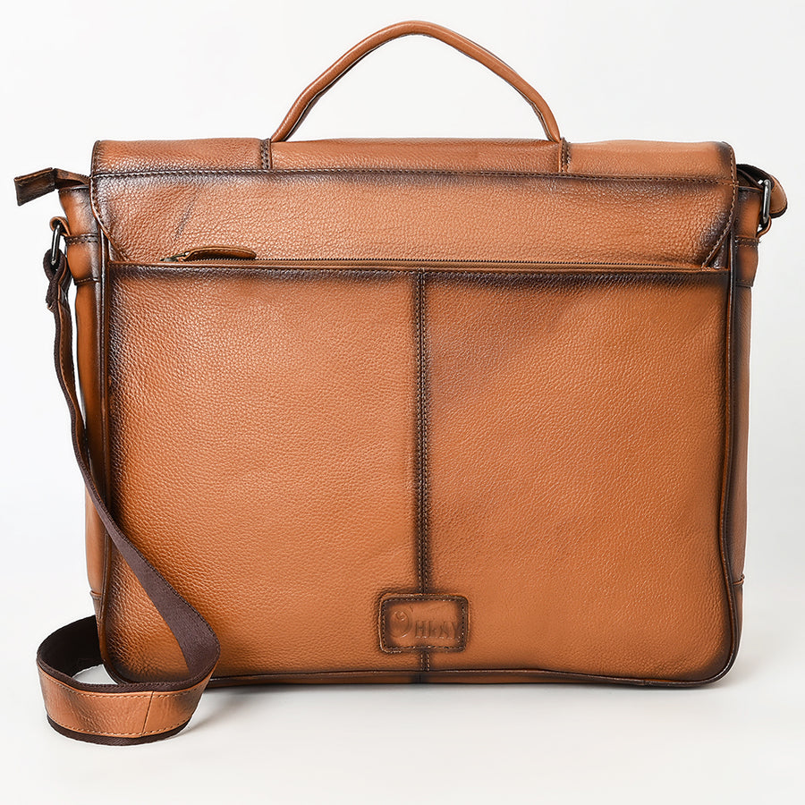 OHLAY Briefcase Genuine Leather women bag western OHM118A