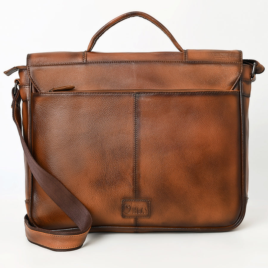 OHLAY Briefcase Genuine Leather women bag western OHM118B