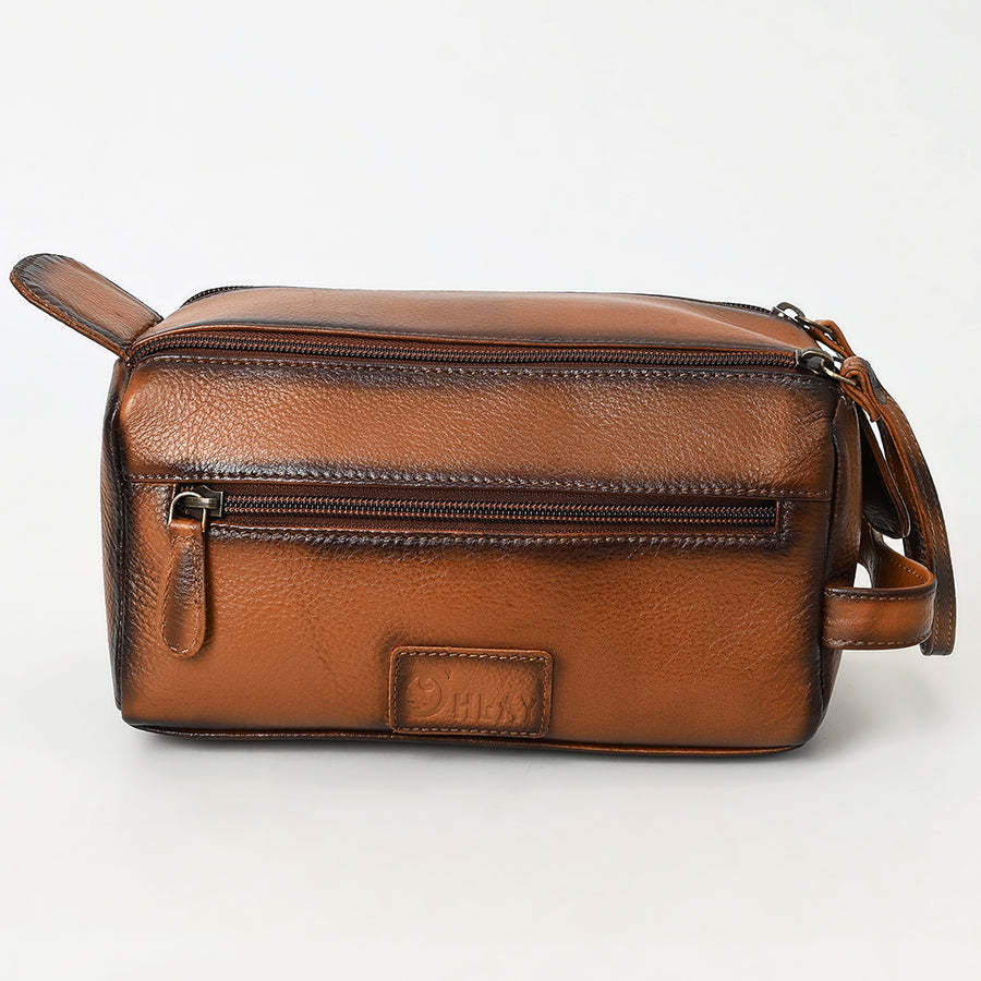 OHLAY Toiletry Genuine Leather women bag western OHM119A