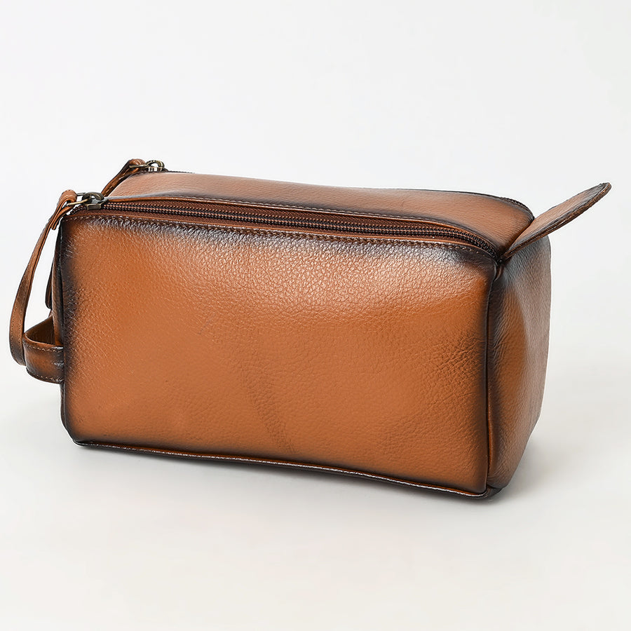 OHLAY Toiletry Genuine Leather women bag western OHM119A