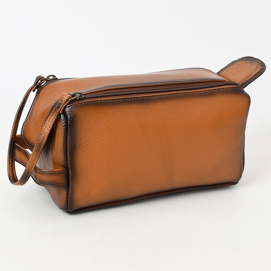 OHLAY Toiletry Genuine Leather women bag western OHM119A by Hilason – Cowboy and equestrian accessories