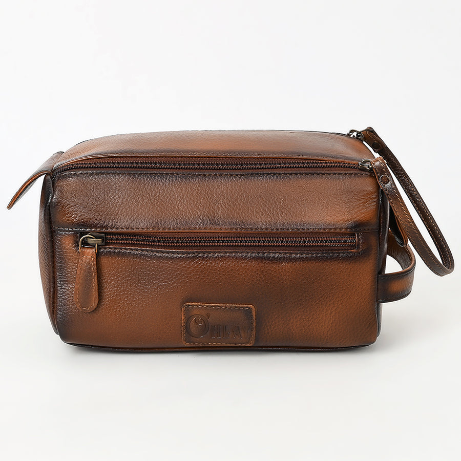 OHLAY Toiletry Genuine Leather women bag western OHM119B