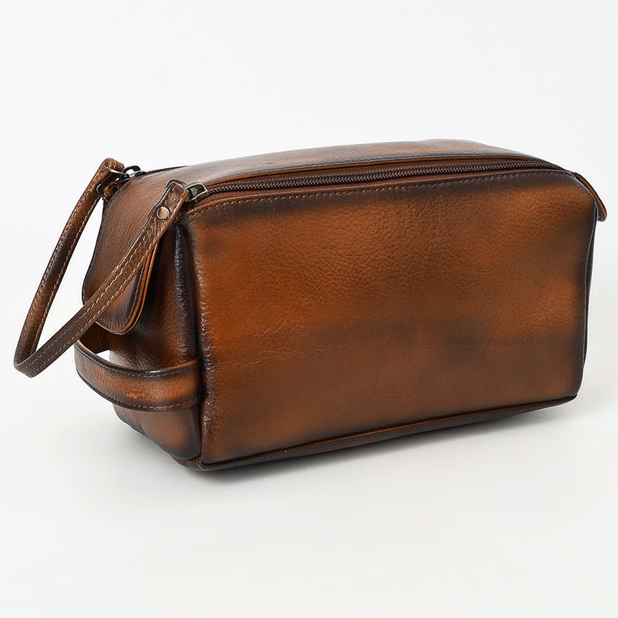 OHLAY Toiletry Genuine Leather women bag western OHM119B by Hilason – Cowboy and equestrian accessories